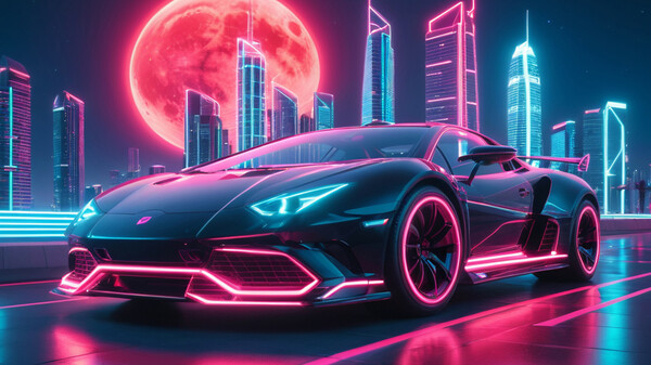 Synthwave Burnout