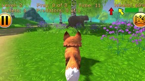 Fox hunts and shoots bear