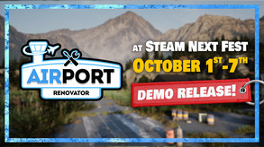 Airport Renovator - STEAM NEXT FEST TRAILER