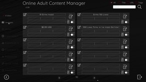 Online Adult Content Manager - Section Expansion 1 Link Extension screenshot thumbnail video