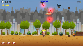 Red Cap Zombie Hunter Robot