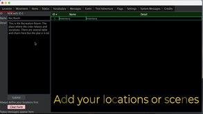 Interactive Fiction and Adventure Creator (IFAC) screenshot thumbnail video