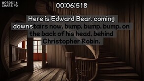 Winnie-the-Pooh's book writing speedrunner screenshot thumbnail video