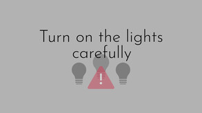 Turn on the lights carefully screenshot thumbnail video