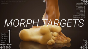 HAELE 3D - Feet Poses Lite - Drawing References screenshot thumbnail video