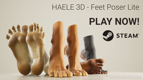 HAELE 3D - Feet Poses Lite - Drawing References screenshot thumbnail video