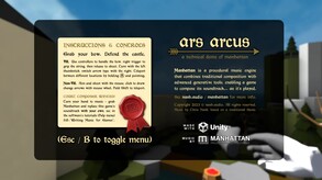 Manhattan: Ars Arcus - Procedural Game Music Demo screenshot thumbnail video