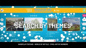 WORLD OF ART - learn with JIGSAW PUZZLES: PIXEL ART BY NUMBERS screenshot thumbnail video