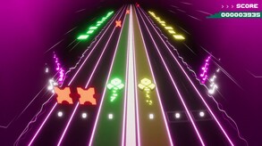 Rhythm Dodge Gameplay - Level: Pink Blue