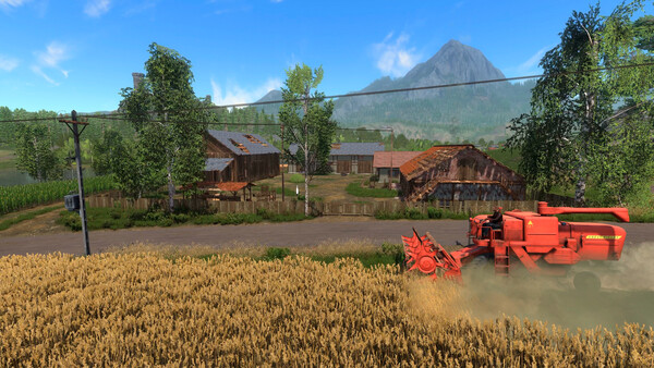 Screenshot of Farmer's Dynasty 2 gameplay showing in-action mechanics