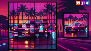 OG Puzzlers: Synthwave Cars screenshot thumbnail video