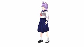 RPG Maker 3D Character Converter - Gee-kun-soft character 09 school uniform 3 screenshot thumbnail video