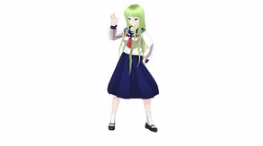 RPG Maker 3D Character Converter - Gee-kun-soft character 09 school uniform 3 screenshot thumbnail video