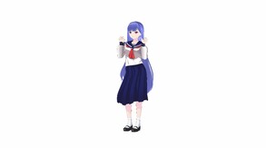 RPG Maker 3D Character Converter - Gee-kun-soft character 09 school uniform 3 screenshot thumbnail video