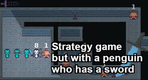 Strategy game but with a penguin who has a sword - Trailer