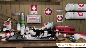 GameGuru MAX Modern Day Mini Kit - First Aid screenshot thumbnail video