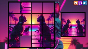 OG Puzzlers: Synthwave Cats screenshot thumbnail video