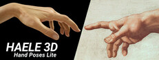 HAELE 3D - Hand Poses Lite - Drawing References Small Capsule Image