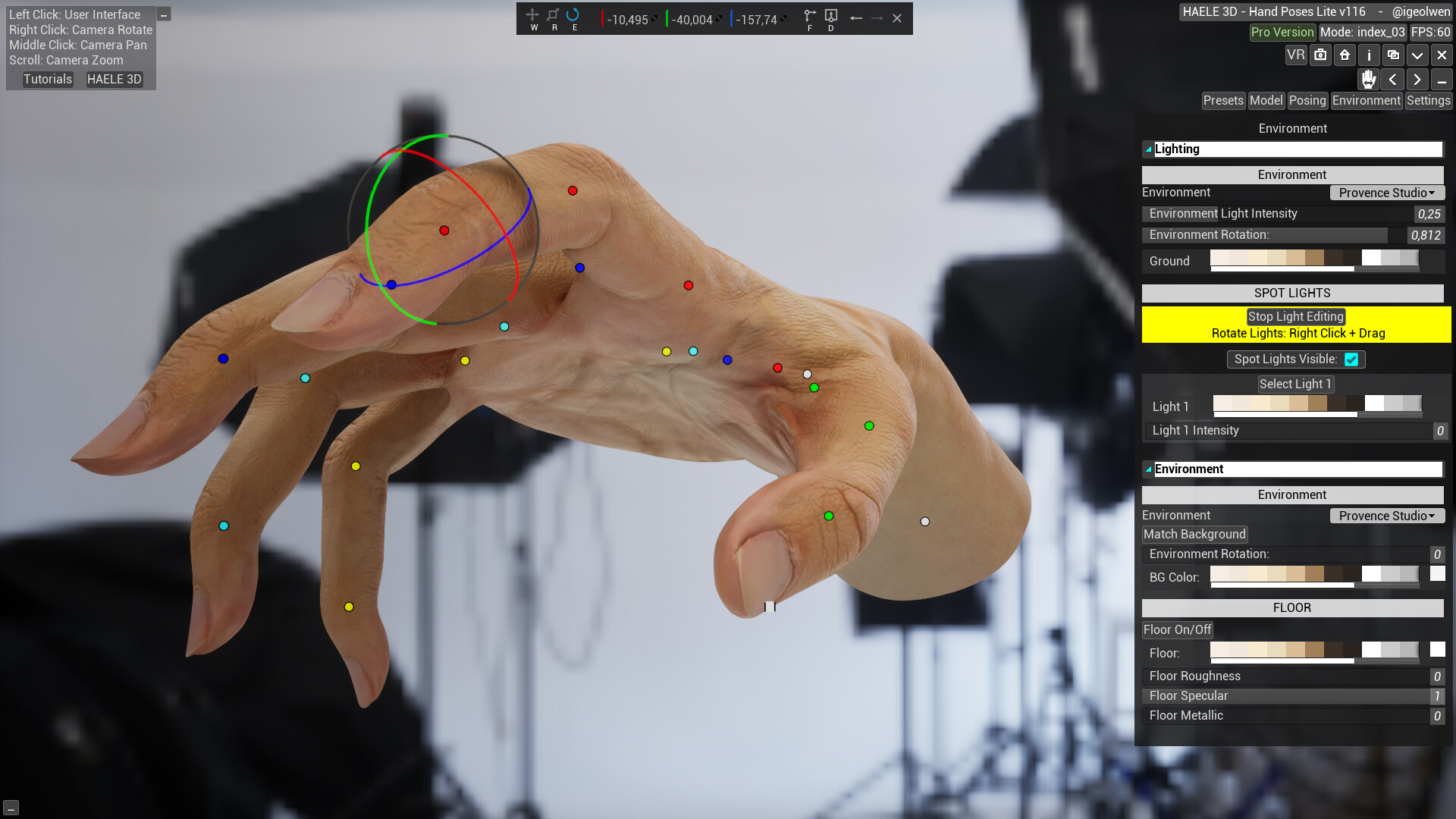 HAELE 3D - Hand Poses Lite - Drawing References screenshot 3