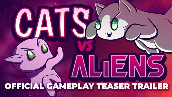 Cats vs Aliens Gameplay Teaser Trailer