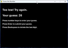 Mini Game：Guess numbers