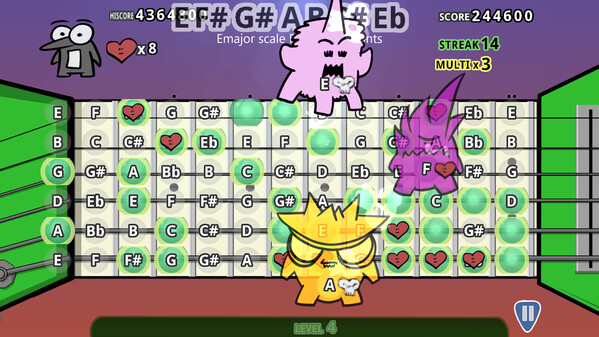 Guitar Fretter 2 Gameplay