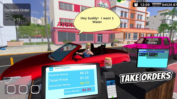 Drive Thru Miami - Restaurant Simulator screenshot thumbnail video