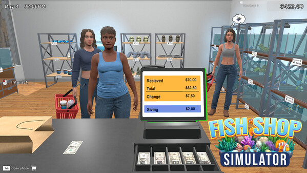 Fish Shop Simulator screenshot thumbnail video