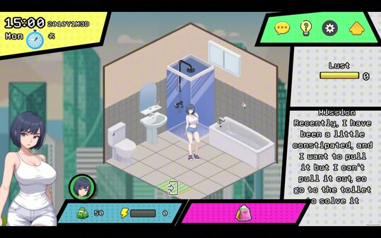 An intimate date with an urban girlfriend