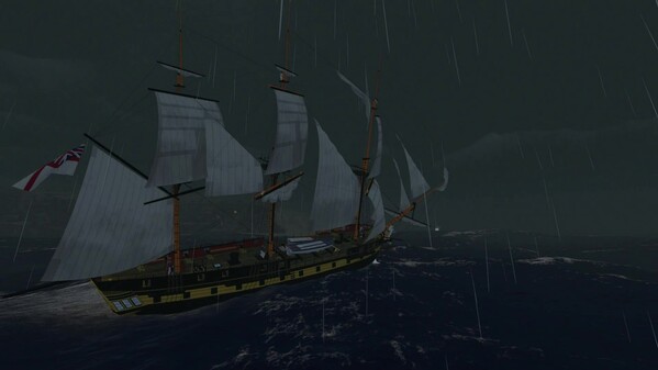 Sailing in stormy weather