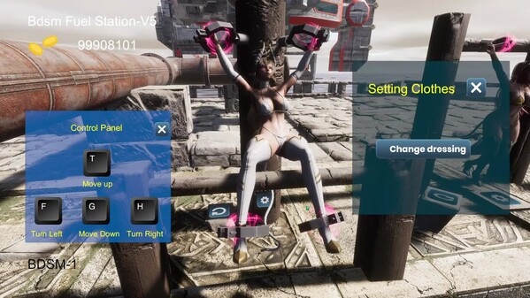 BDSM Fuel Station - interactive physics simulation screenshot thumbnail video