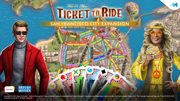 Ticket to Ride: San Francisco City Expansion screenshot thumbnail video