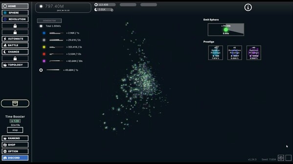 Idle Sphere - DIGITAL WINTER screenshot thumbnail video