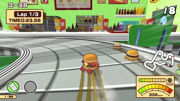 BURGER RACE screenshot thumbnail video