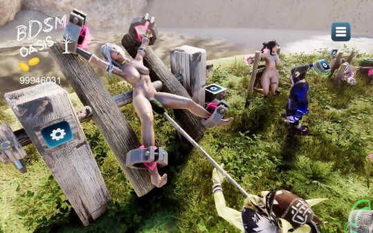 BDSM Oasis - interactive physics simulation screenshot thumbnail video