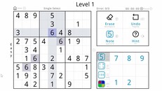Gameplay | Minimalist Sudoku Demo