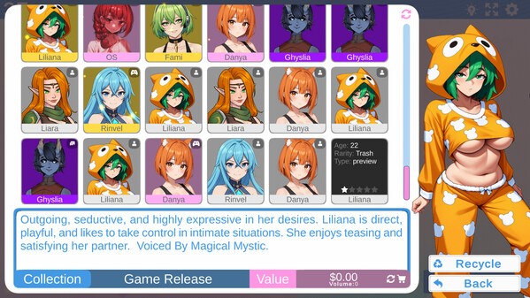 Waifusitter Gameplay