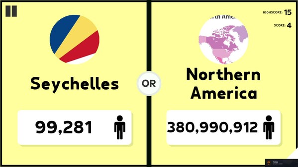 Population Quiz screenshot thumbnail video