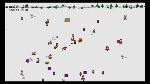 Stopping Santa Game Play