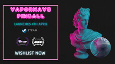 Gameplay | Vaporwave Pinball Release Date Announcement Trailer