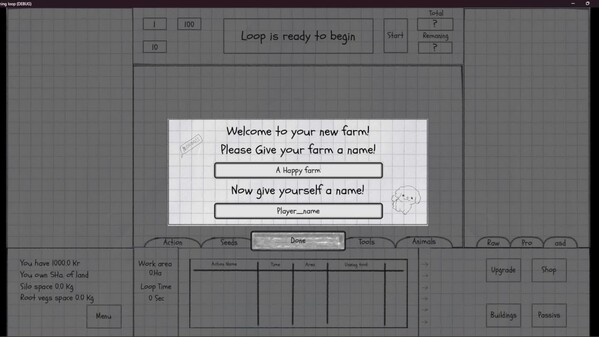 Farmer's loop, Intro trailer