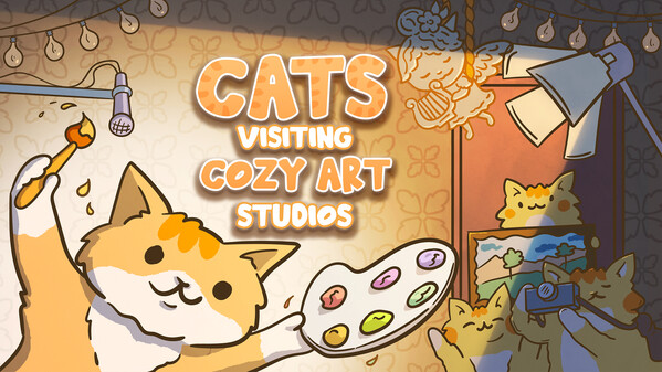 Cats Visiting Cozy Art Studios screenshot thumbnail video