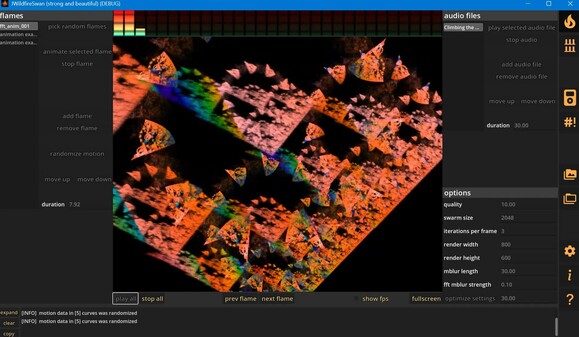 fft-based realtime fractal animations