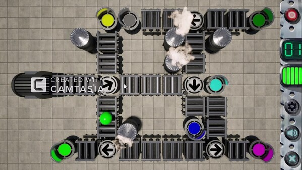 The updated conveyor