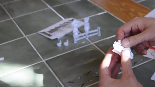 Hand crafting Princess Ursula