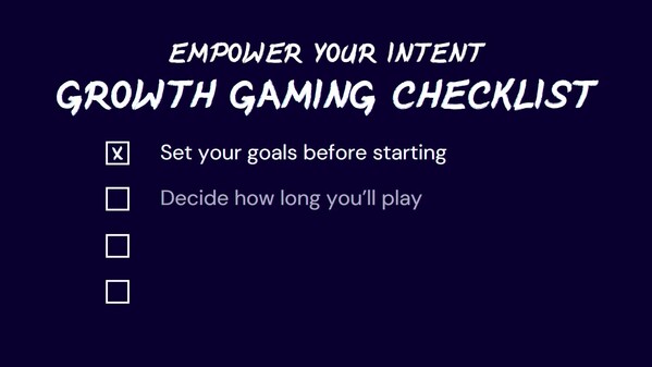 EYI Growth Gaming Checklist