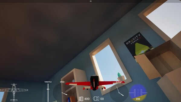 Footage from early stage of development