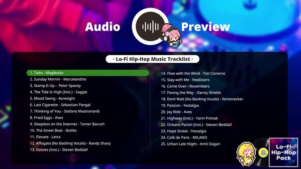 Mini Cozy Room: Lo-Fi - Lo-Fi Hip Hop Pack screenshot thumbnail video