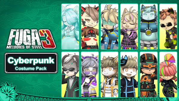 Cyberpunk Costume Pack video thumbnail for Fuga: Melodies of Steel 3 - Season Pass