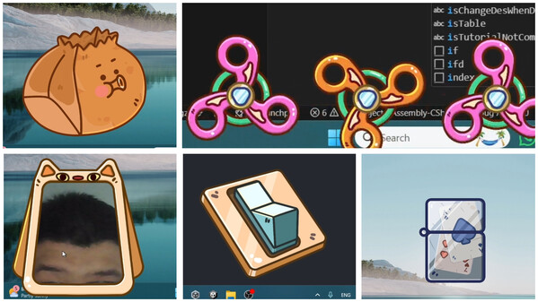 Desktop Fidget screenshot thumbnail video